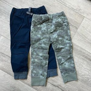 Cat & Jack 2T pull on Camouflage Navy Bundle
